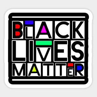 black lives matter Sticker